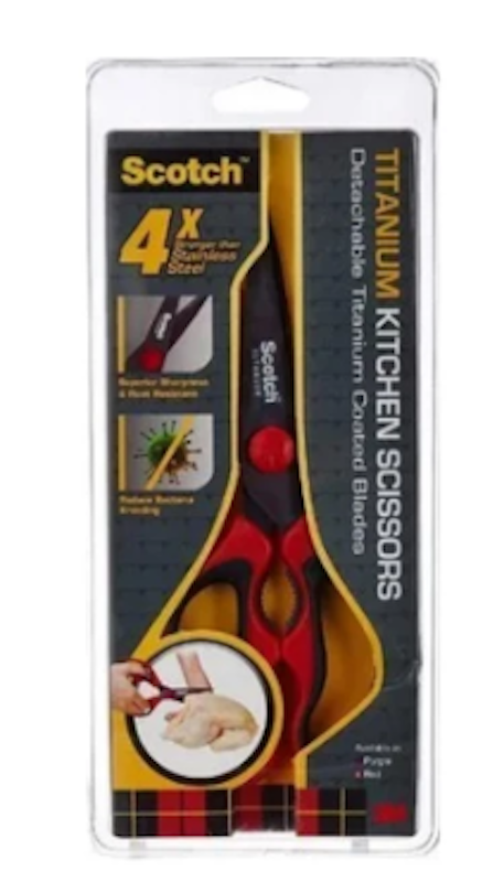 Scotch Titanium Kitchen Scissors, Rust & Corrosion Resistant 1