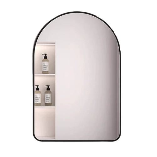 Arched Glass Bathroom Mirror 1