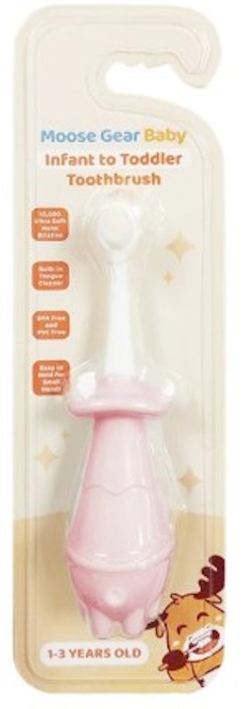 Baby Toothbrush with Tongue Cleaner Ultra Soft Bristles 1