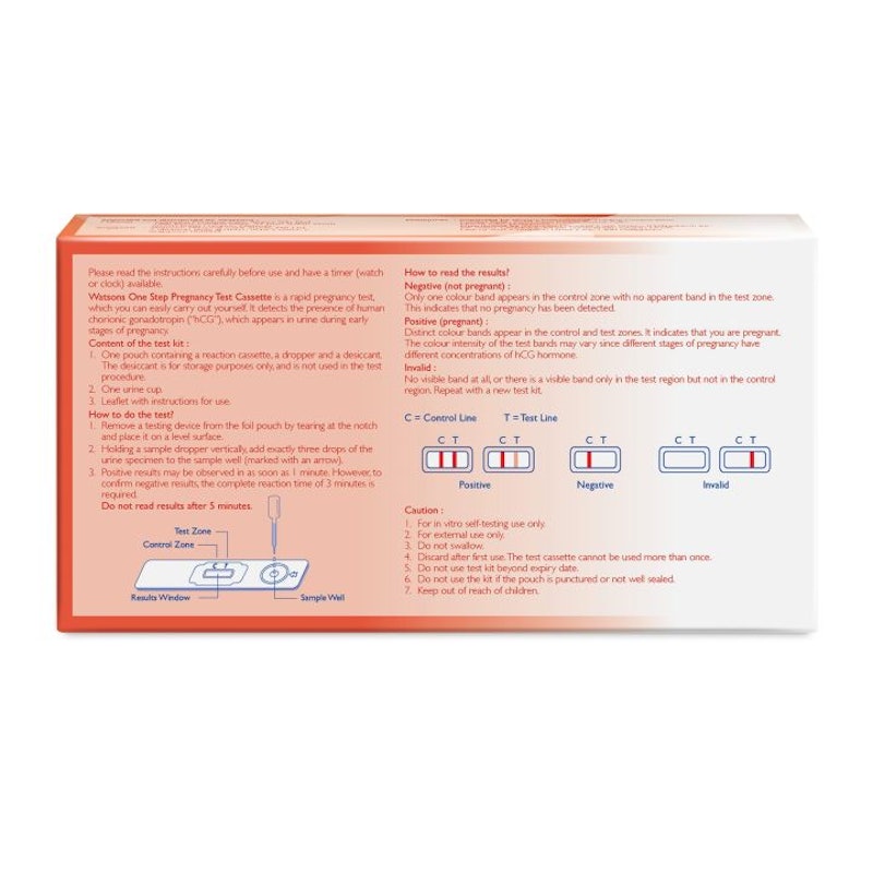 One Step Pregnancy Test Cassette 2