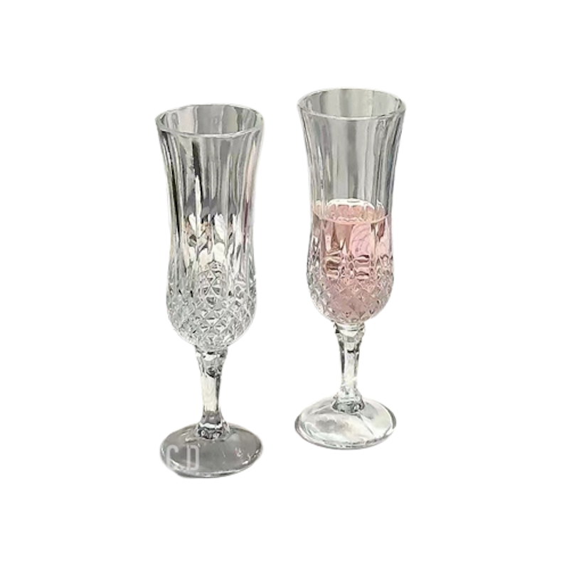 Premium Clear Glass Champagne Flute 1