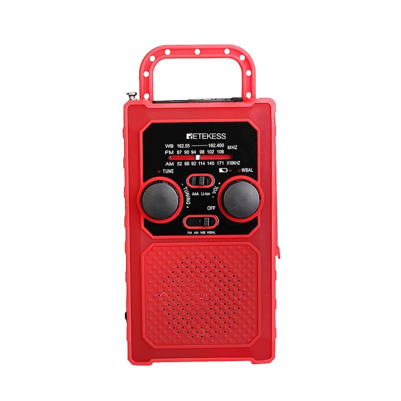 TR201 5000mAh Multifunctional Solar Hand Crank Radio 1