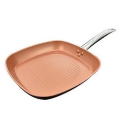 Copper Grill Pan 28 cm