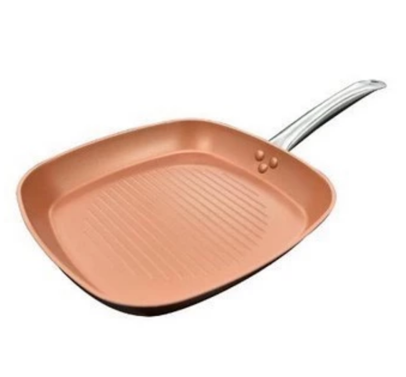 Copper Grill Pan 28 cm 1