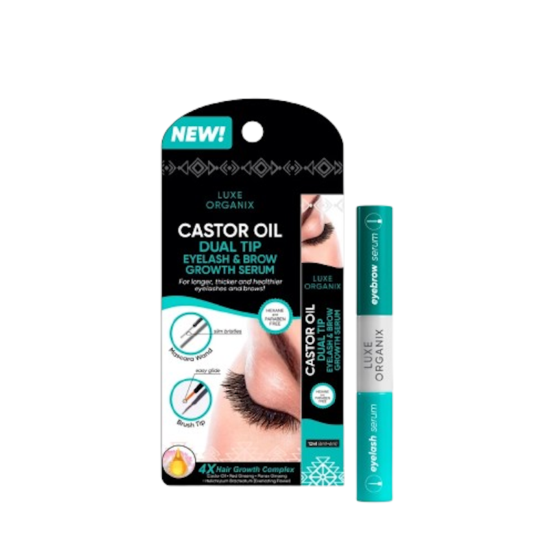 Castor Oil Dual Tip Eyelash & Brow Growth Serum 1