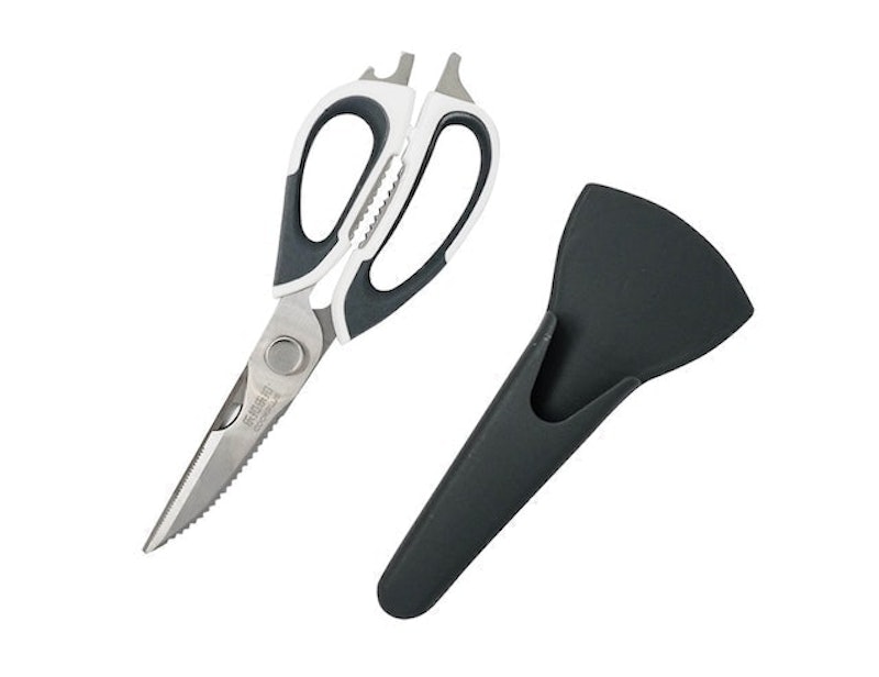 1 Set Of Multi-Purpose Heavy Duty Kitchen Scissors For Easy Cutting.  Perfect For Your Kitchen. Comes With Magnetic Holder For Convenient  Storage. Used For Cutting Chicken Bones, Fish, Walnuts, Vegetables, And  Other
