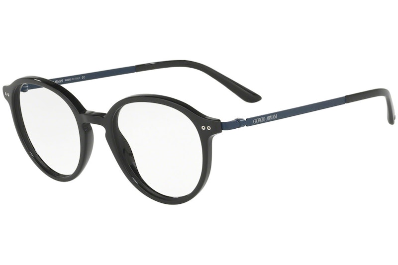 Round Eyeglass With Thick Plastic Frame 1