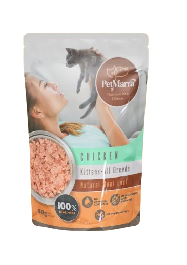 Natural Meat Loaf Kitten Wet Food Pouch 1