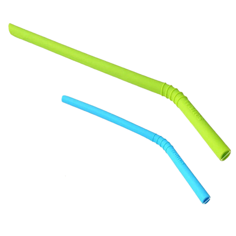 Reusable Silicone Drink Straws Food Grade Regular Size (6 Pcs) 1