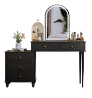 Vanity Desk with Mirror and Lights 1
