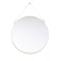 Gladking Gold Round Mirror with Hanging Chain 1