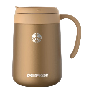 Stainless Steel Coffee Mug With Leakproof Lid 2