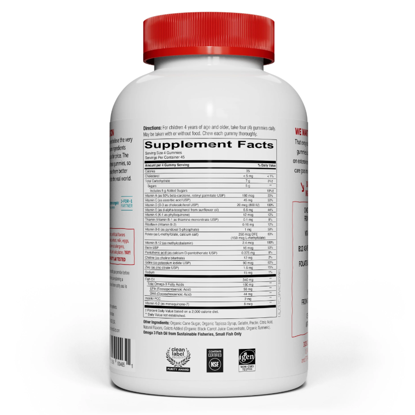 Kids Formula Multivitamins	  	 2