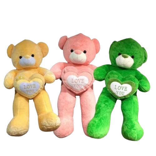 Human Size Teddy Bear With Heart	 1
