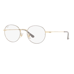 Eyeglass With Light Grey Metal Frame Asian Collection