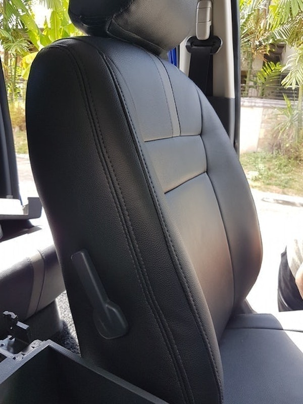 Car Accessory Seat Cover Universal Coffee Color Pure Leather Auto