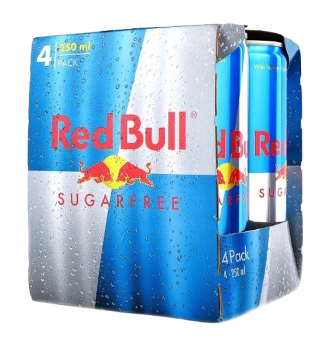 Energy Drink Sugarfree 250ml x 4	  2