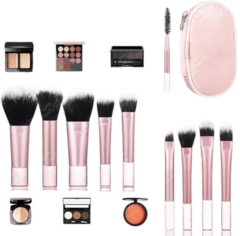 Multicolor Short Handle Portable Makeup Brush Set 2