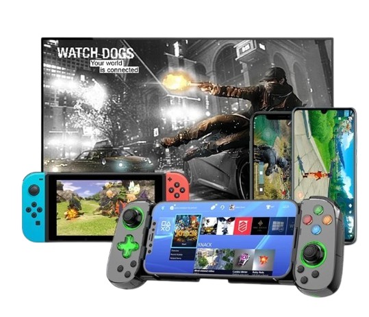 Telescopic Wireless Mobile Phone Game Controller	  3