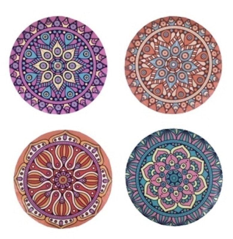 Round Ceramics Cup Mat Coaster 1