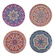Round Ceramics Cup Mat Coaster 1