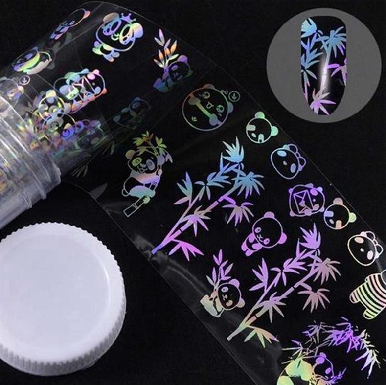Holographic Water Transfer Nail Decal 1