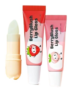 Lip Face Balm & Lip Gloss	  1