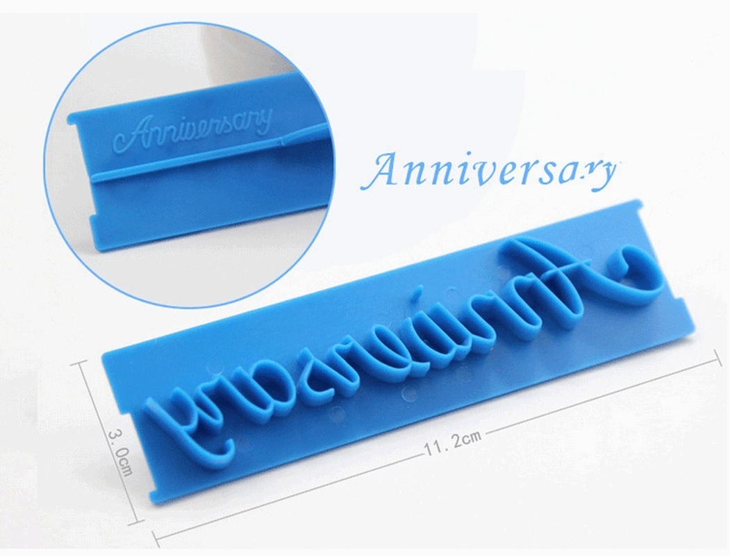 Handwriting Fondant Cake Embosser 3