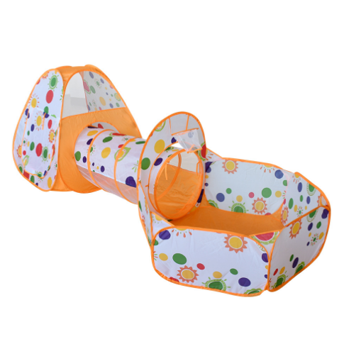 3-in-1 Kids Playhouse Tunnel Set 2