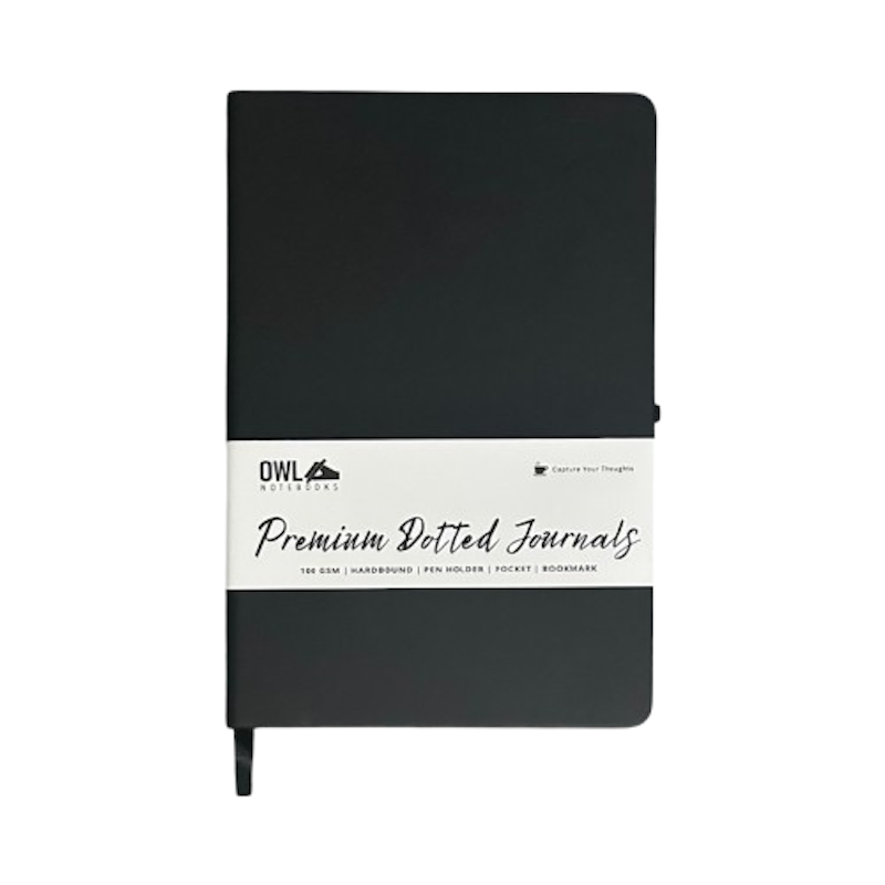 Premium Personalized Dotted PU Leather Notebook 1