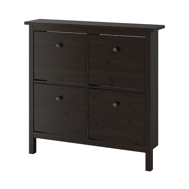 Hemnes Shoe Cabinet With 4 Compartments 1