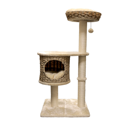 Trustie Cat Tree Bamboo Weaving 1