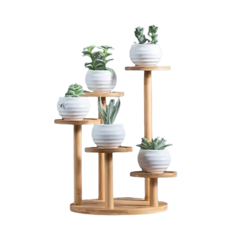 Wooden Tabletop Plant Stand 1