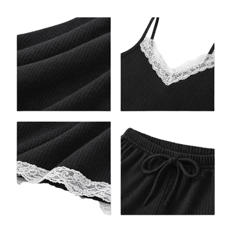 Soft Ribbed Sleepwear Set 1