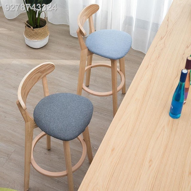 Solid Wood Bar Stool 10