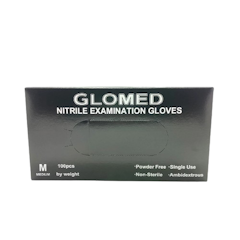 Synthetic Black Nitrile Exam Gloves