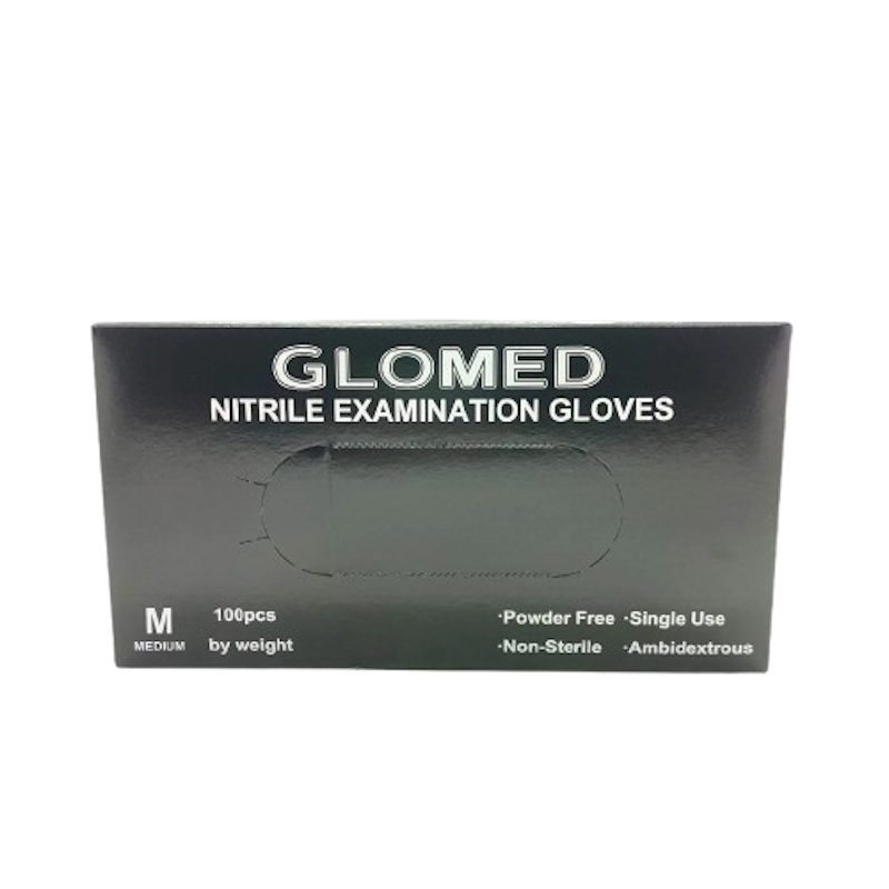 Synthetic Black Nitrile Exam Gloves 1