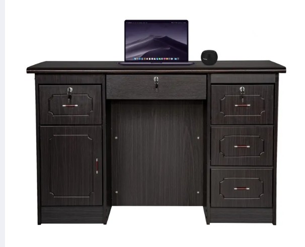 Computer Table Choco With Lockable Drawer 	 	  1