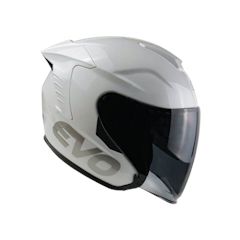 RX-5 Plain Half Face Dual Visor Helmet