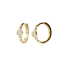 Beaded Hoops
