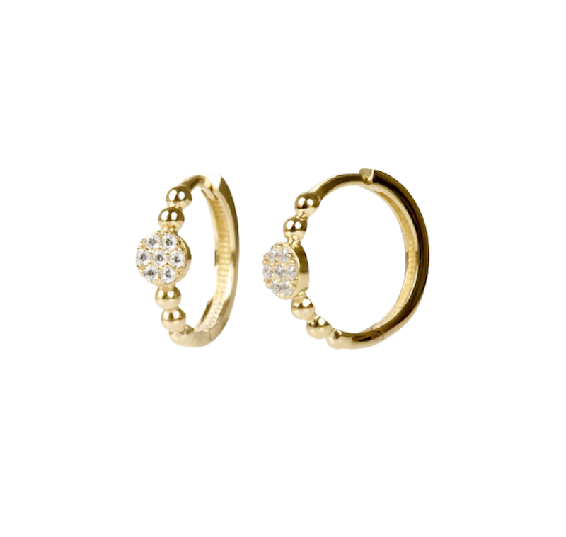 Beaded Hoops 1