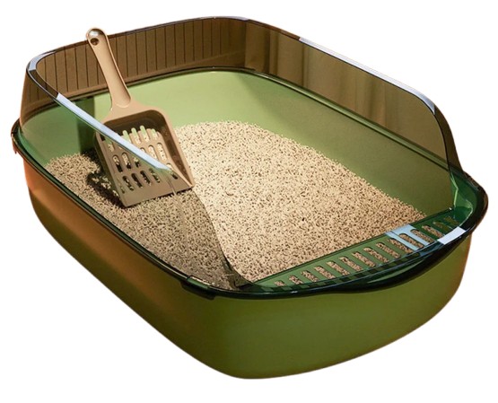 Cat Litter Box Large With Scoop	 1