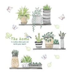 Pastoral Garden Wall Stickers