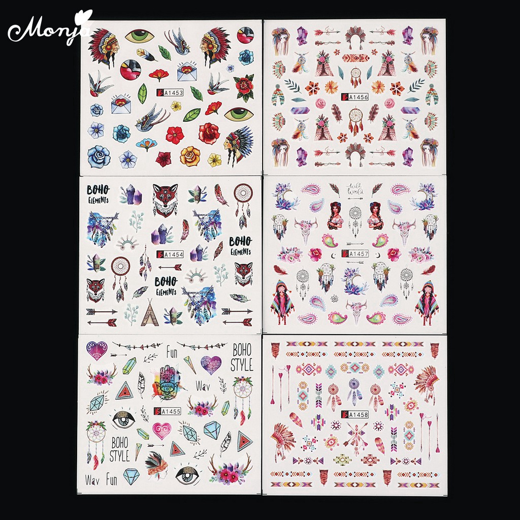 Nail Art Stickers Ethnic Series 3