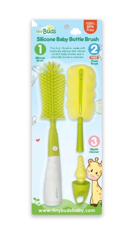 Non-Scratch Silicone Baby Bottle Brush 1