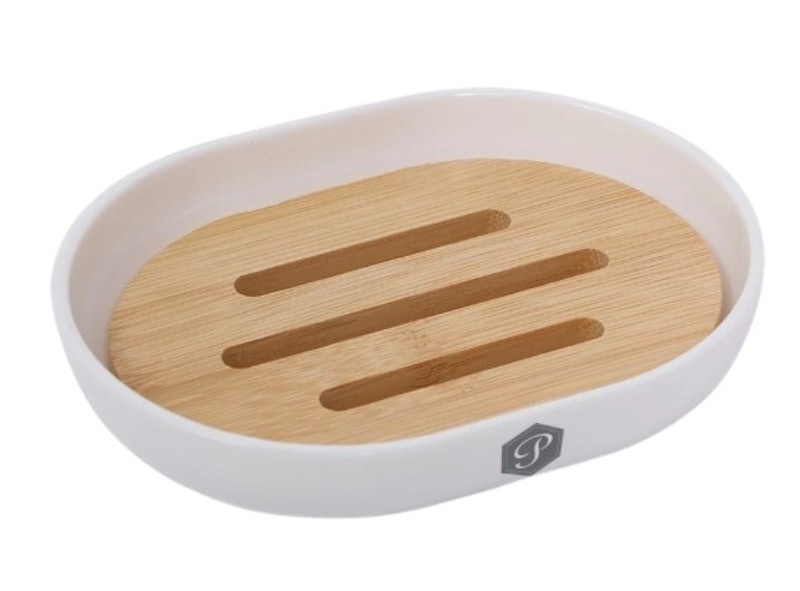 Bamboo Soap Dish 12.3 x 9.4 x 2.5cm 1