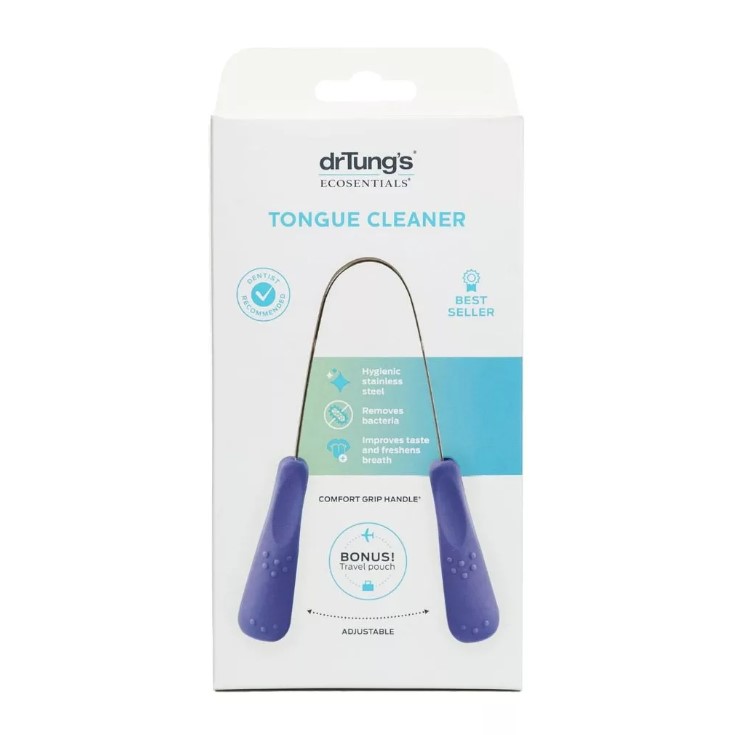 Stainless Steel Tongue Scraper – Tongue Cleaner for Adults, Kids 3