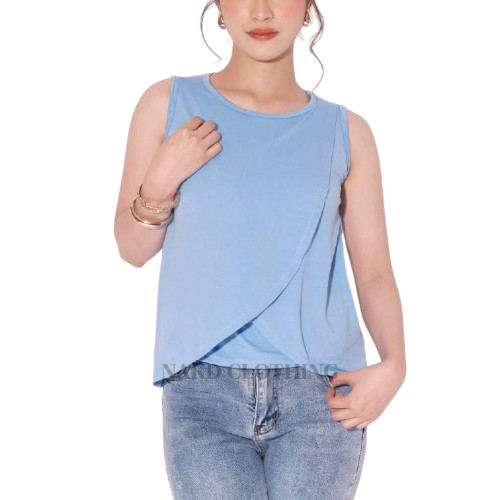 Arden Overlap Breastfeeding Blouse 	 1
