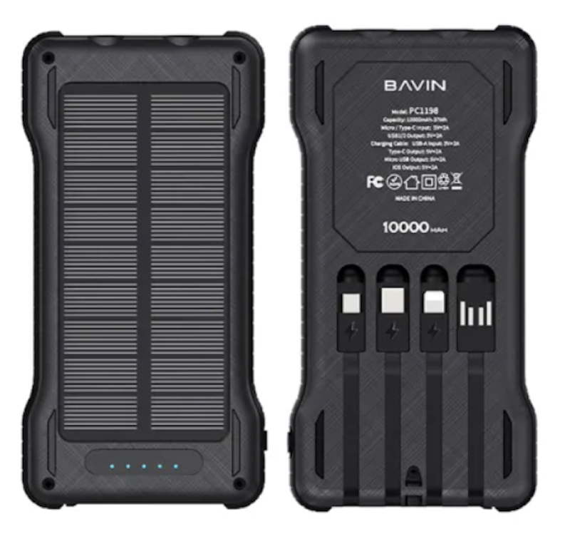 22.5 W Portable Solar Power Bank 1