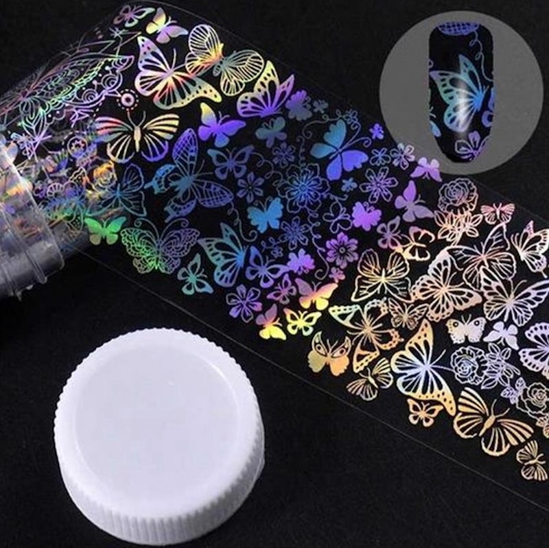 Holographic Water Transfer Nail Decal 3